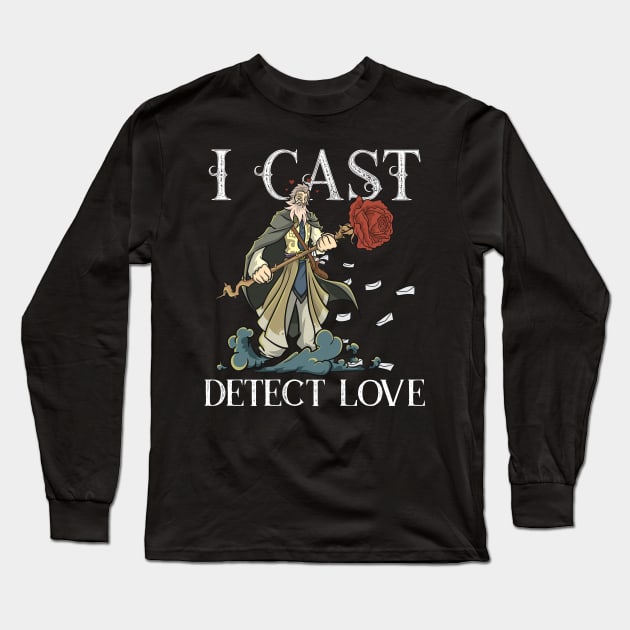 Roleplaying RPG Valentines Day TableTop Wizard Couple Gift Long Sleeve T-Shirt by TellingTales